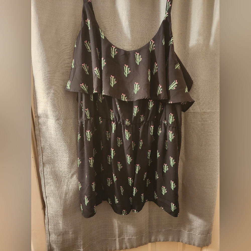 Torrid smocked waist babydoll tank size 6